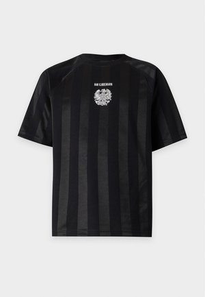 Han Kjøbenhavn, CREST TEE - Nyomott mintás póló - black