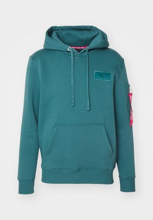 Alpha Industries BACK PRINT HOODY - Sweatshirt - force green