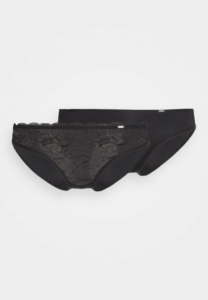 Hunkemöller ANGIE 2 PACK - Briefs - black