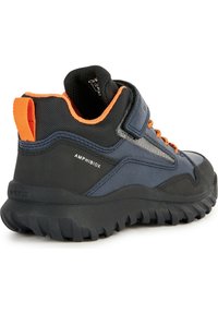 Geox MAGNETAR BOY ABX - Bottines à lacets - navy/lime/bleu marine
