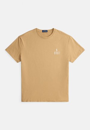 CLASSIC FIT LOGO JERSEY T-SHIRT - Tricou basic - classic camel
