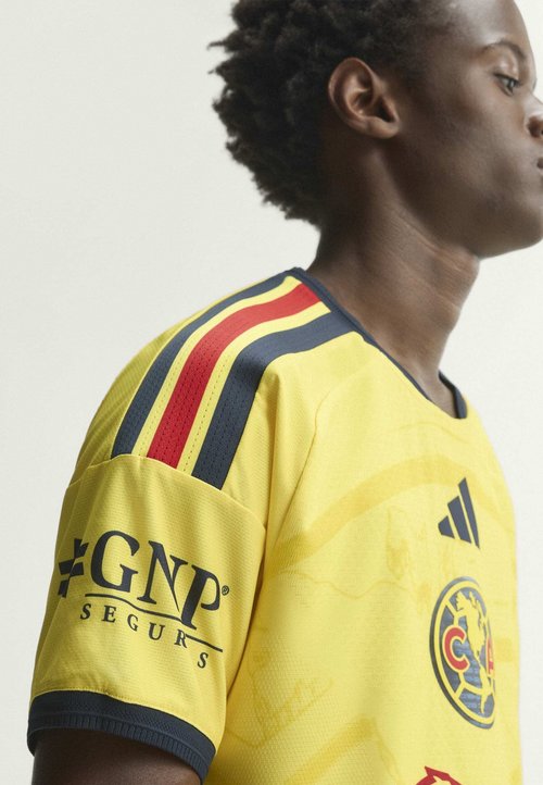 adidas CLUB AMERICA 26/27 HOME AUTHENTIC JERSEY - Camiseta deportiva - impact yellow legend ink — photo 3