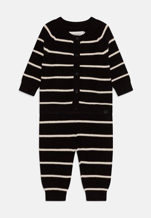 STRIPE SET UNISEX - Leggings - black/whitecap gray