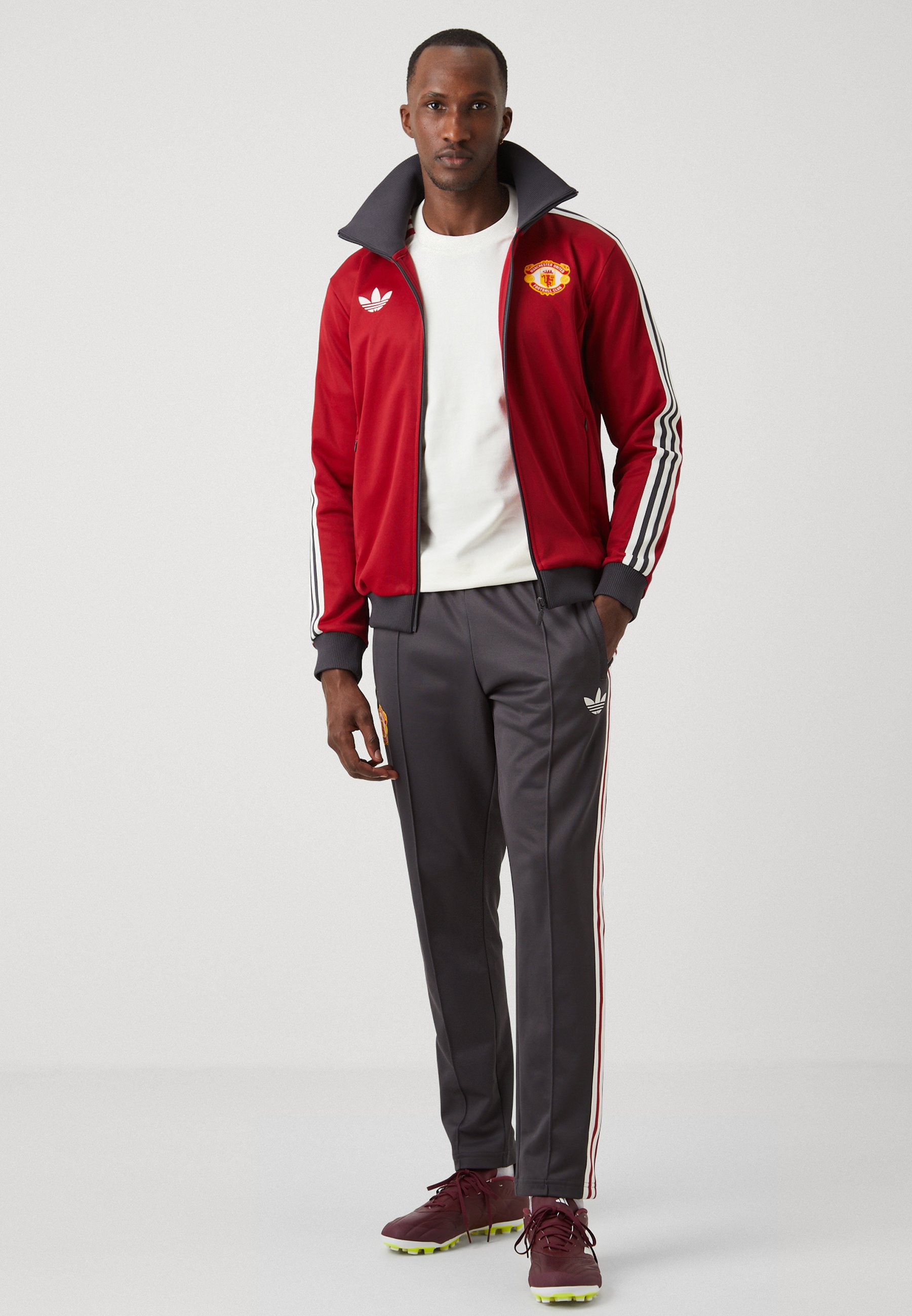 adidas BECKENBAUER TRACK TOP マルーン M adidas Originals MANCHESTER UNITED OG BECKENBAUER TRACKTOP