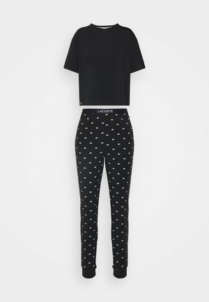 Lacoste Pyjama - black/white