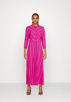 YASSAVANNA 3/4 LONG DRESS - Shirt dress - beetroot purple