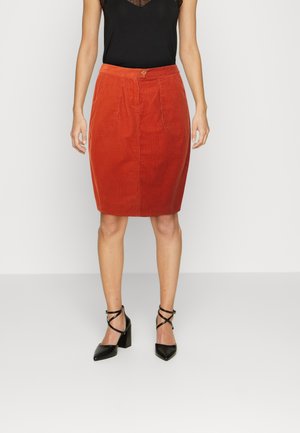 EHNINA SKIRT - Saia evasé - spiced orange