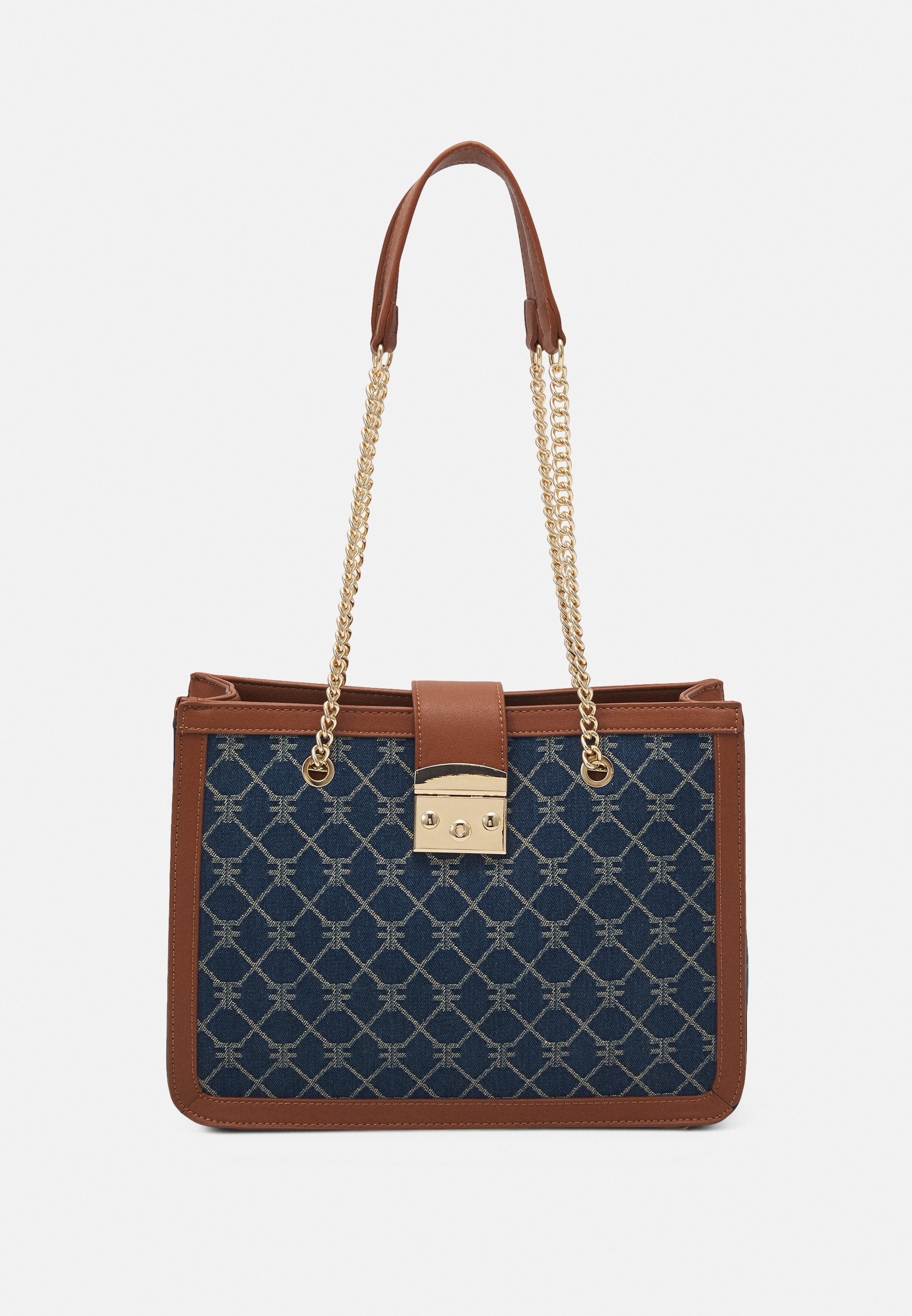 Even\u0026Odd Handbag - blue/cognac/blue - Zalando.de