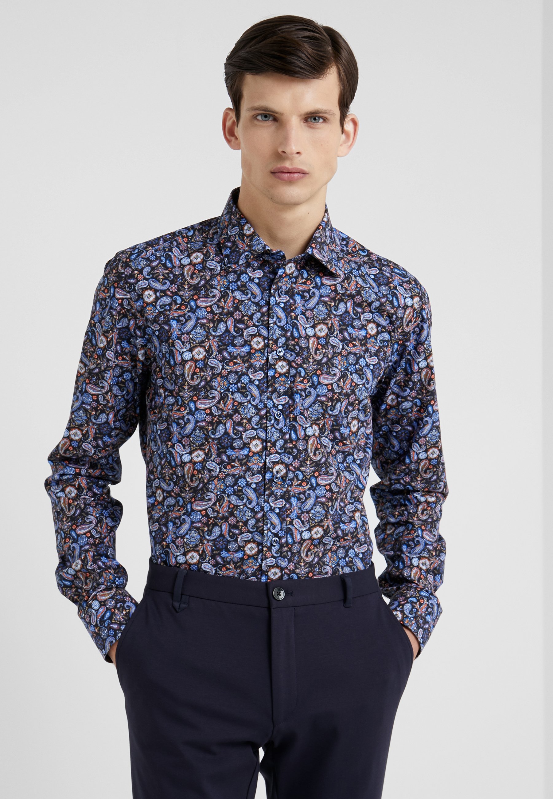 Sand Copenhagen IVER Skjorte dark blue Zalando.no Sand Copenhagen IVER Skjorte blue Zalando.no
