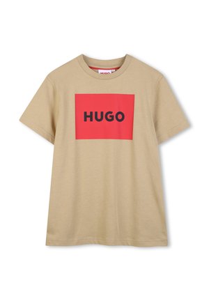 Print T-shirt - stone