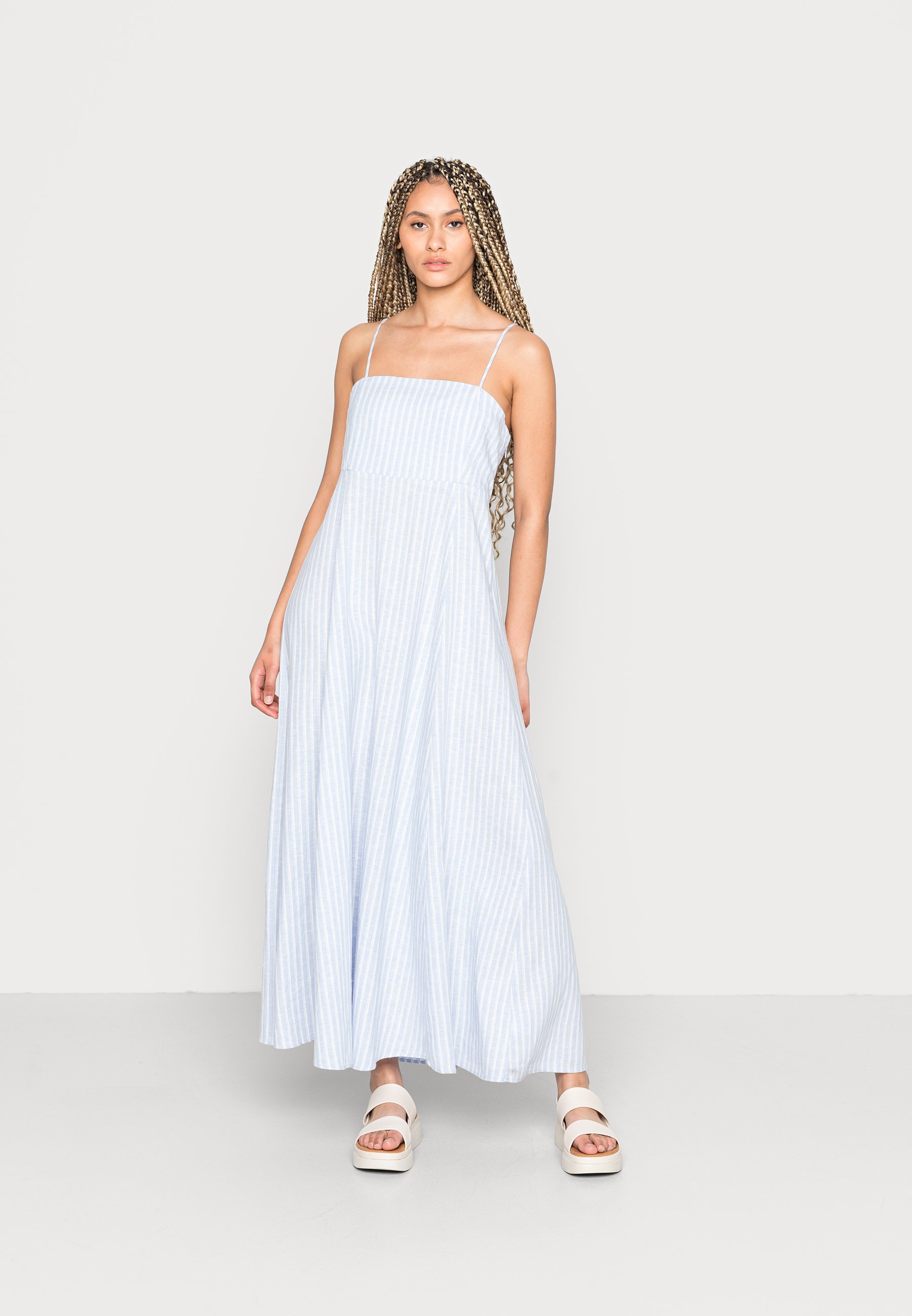 GAP EMPIRE WAIST - Maxi dress - blue 