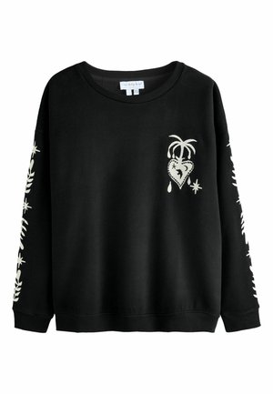 EMBROIDERED   - Sweatshirt - black