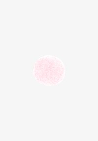Lys rosa sirkelformet design med en teksturert overflate, satt mot en ensfarget hvit bakgrunn, som skaper en minimalistisk estetikk.