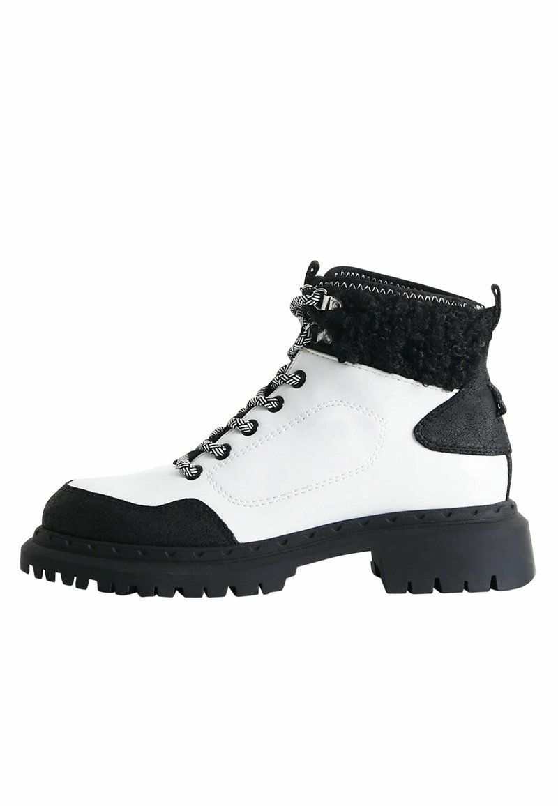 Desigual Veterboots wit Desigual Veterboots wit