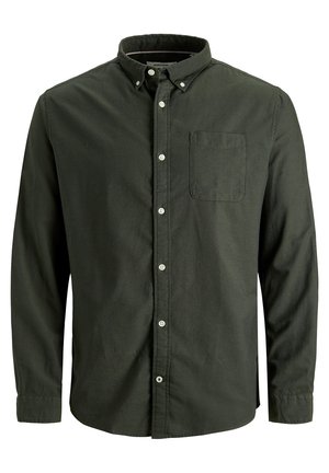 Jack & Jones JJEOXFORD SHIRT  - Overhemd - forest night fit:plus size