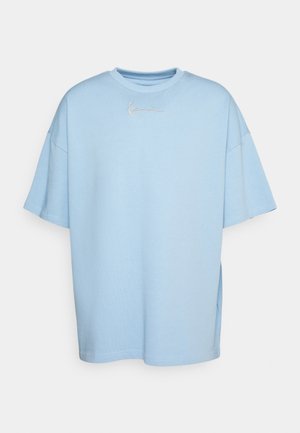 Karl Kani SMALL SIGNATURE BOXY TEE UNISEX - Tričko s potlačou - blue