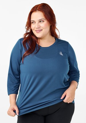 Active by Zizzi TRAININGS MIT 3/4-ÄRMELN - Long sleeved top - poseidon