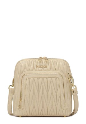 CARIN - Keresztpántos táska - beige