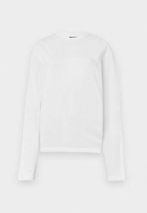 LONG SLEEVED BOXY  - Top dugih rukava - white