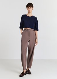 Calliope BALLOON FIT - Trousers - fango