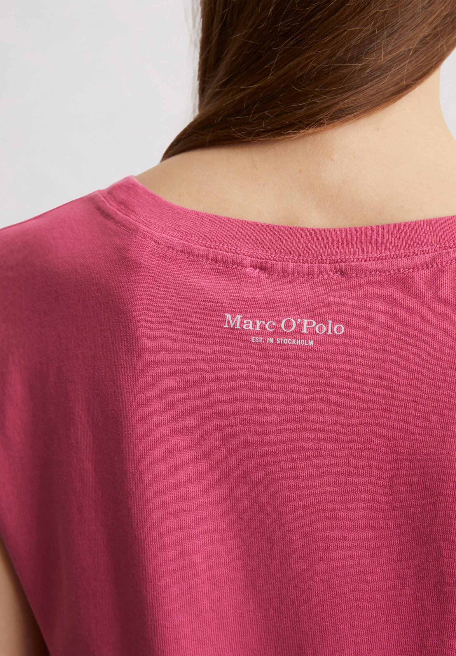 売れ筋商品|||マルコポーロ Tシャツ レディース トップス OVERCUT SLEEVES DEEP ROUND NECK - Basic T-shirt - blushed pink Marc O'Polo OVERCUT SLEEVES DEEP ROUND NECK - T-shirt basic