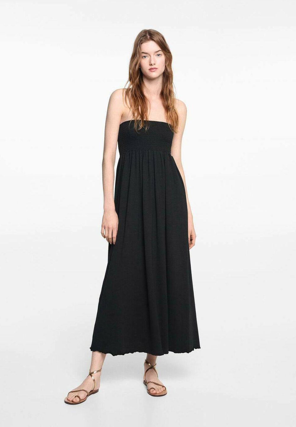 Robe courte avec broderie en nœud Femme, Noir | TWINSET Milano