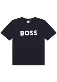 BOSS Kidswear - SHORT SLEEVES TEE UNISEX - T-shirt imprimé - navy Image miniature 1