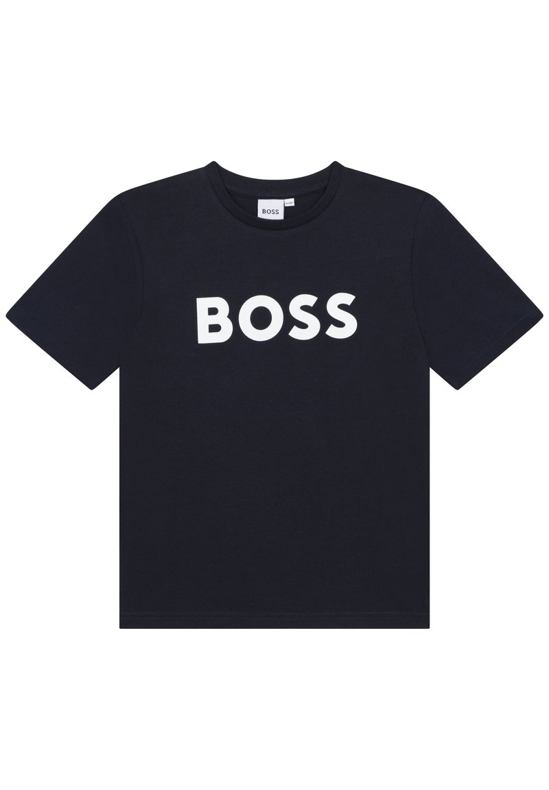 BOSS Kidswear - SHORT SLEEVES TEE UNISEX - T-shirt imprimé - navy, Agrandir