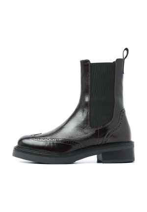 LUCIA GINA - Enkellaarsjes met plateauzool - brown