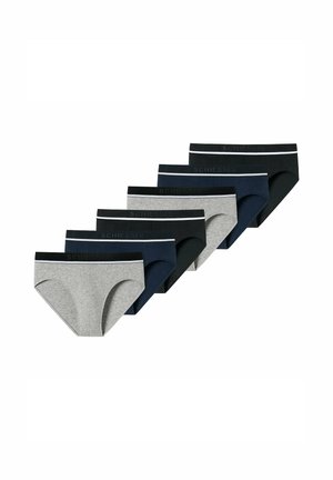6ER PACK - RIO  LOGO-BUND STRETCH  - Slip - schwarz blau grau