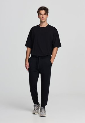 Terranova, PACK OF 2 LIGHTWEIGHT JOGGERS WITH DRAWSTRING - Pantaloni sportivi - var nero