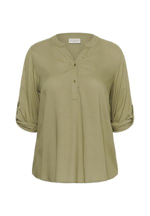Kaffe Curve, KCSIDA LONG SLEEVE - Blouse - aloe