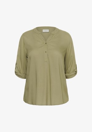 Kaffe Curve, KCSIDA LONG SLEEVE - Blouse - aloe