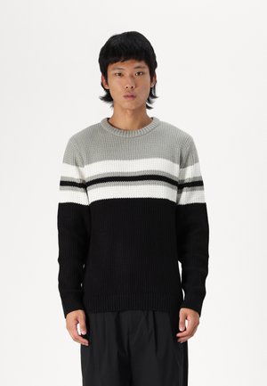 Jack & Jones JJSANDER CREW NECK - Jersey de punto - light grey