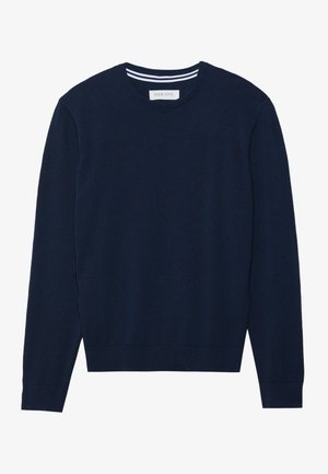 Pier One Stickad tröja - dark blue