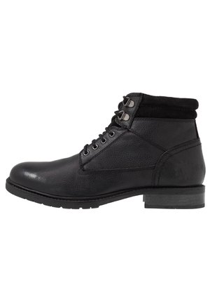 Botines con cordones - black