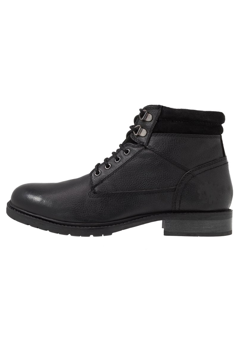 Base London Stivaletti stringati - black