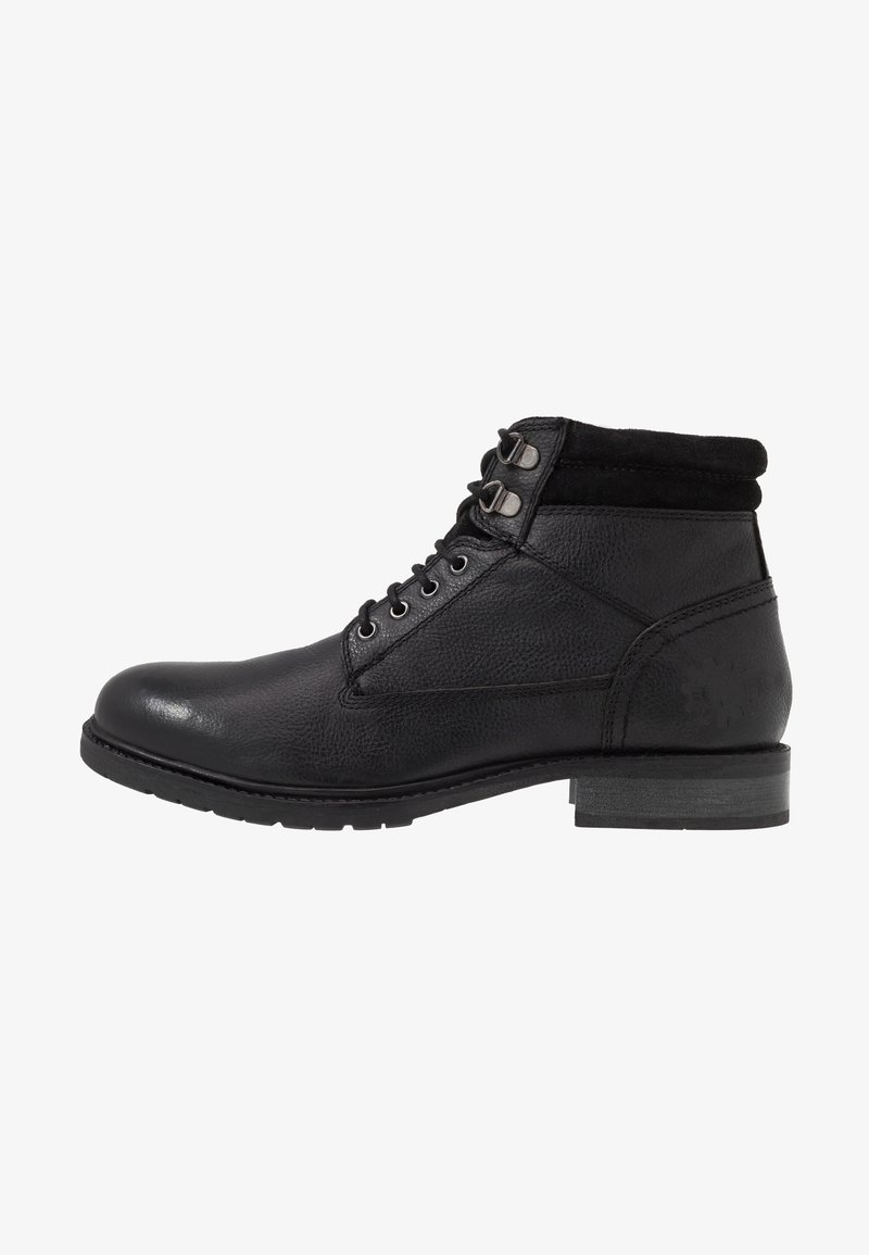 Base London Stivaletti stringati - black