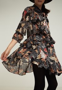 Topshop Abito a camicia - black