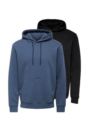 2 PACK  - Huppari - schwarz   blau