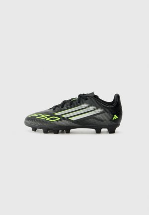 F50 CLUB UNISEX - Scarpe da calcetto con tacchetti - core black/iron coloured/lucid lemon