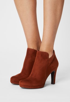 Tamaris, Bottines à talons hauts - light brown