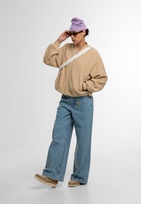 Urban Classics STRUCTURED - Fleecejas - unionbeige