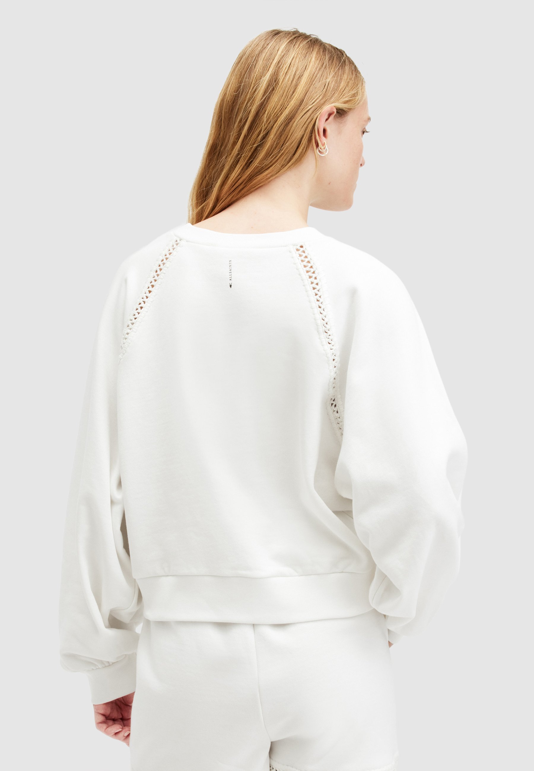AllSaints EWELINA - Sweatshirt - chalk white/weiß - Zalando