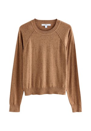 Next, TALL FIT - SOFT TOUCH CREW NECK  - Maglione - camel brown neppy