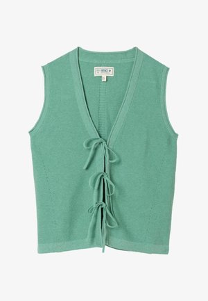 FatFace, REGULAR FIT - FIA TIE FRONT - Weste - green