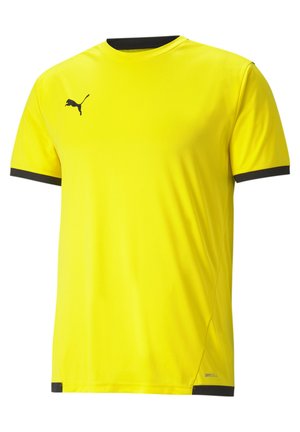TEAMLIGA - T-shirt de sport - cyber yellow puma black
