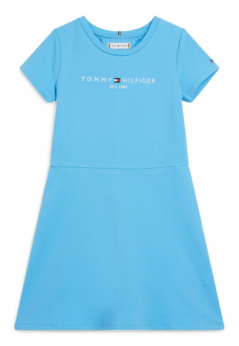 Tommy Hilfiger ESSENTIAL SKATER - Denní šaty - blue crush