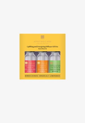 Dr Botanicals UPLIFTING AND ENERGISING AROMA DIFFUSER OIL TRIO SET 15ML X 3 zielony