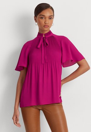 Nümph Bluse - NuGranada LS Polo Bluse Fuchsia Pink main image 1